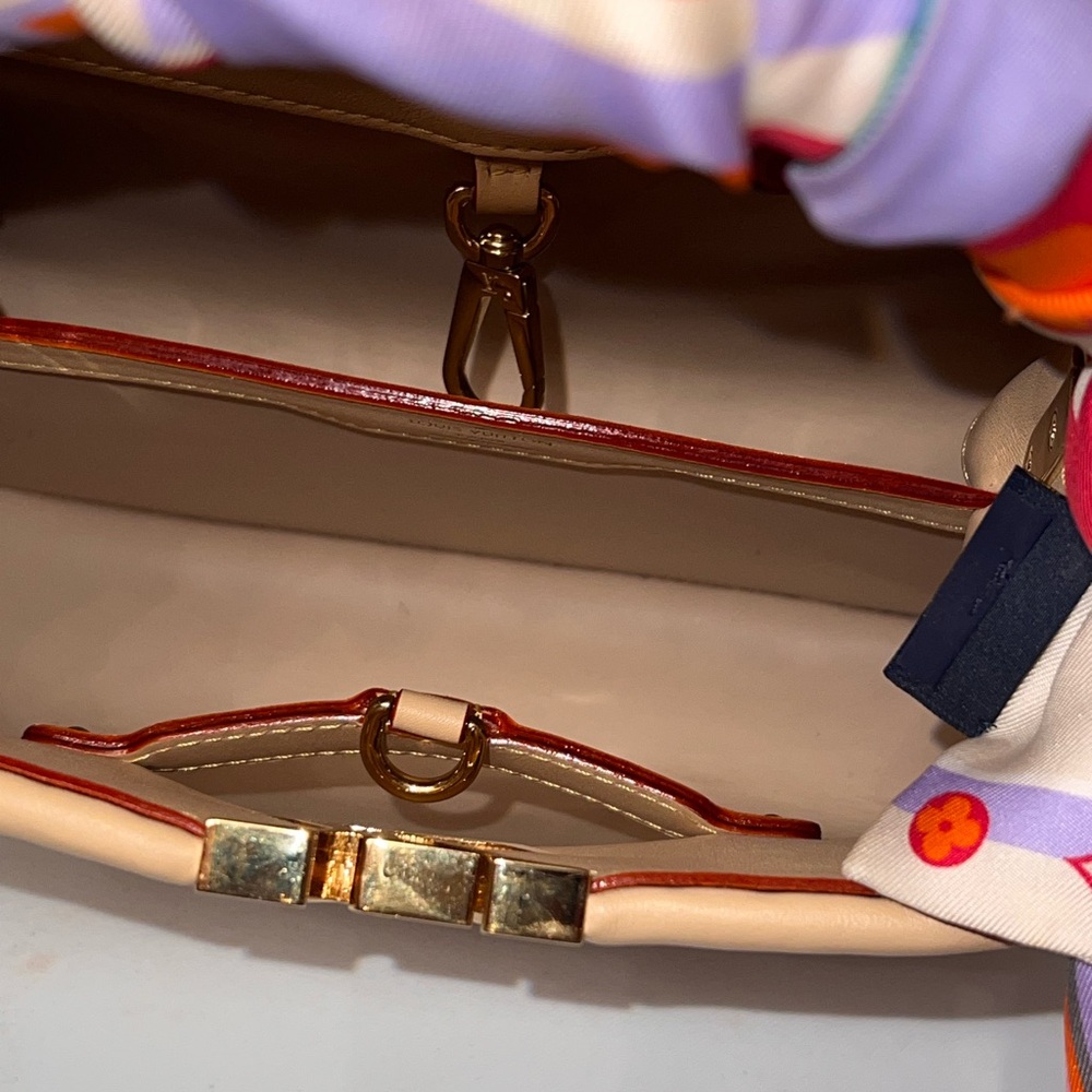 Louis Vuitton Capucine BB Heavenly Woven Satchel - Picture 11 of 12